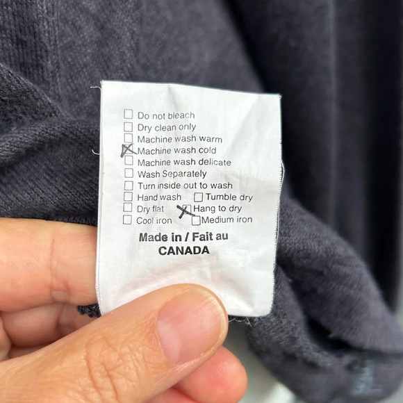 Allison Wonderland Pillar Grey Sleeve Detail Modal Turtleneck, size 6 - Picture 8 of 9